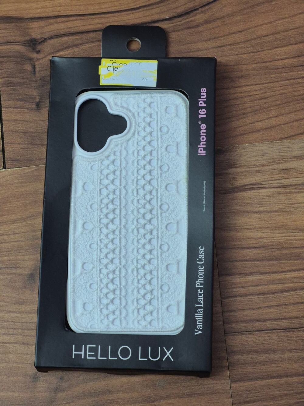 iphone 16 Plus hello lux case White Vanilla Lace Phone Case s24